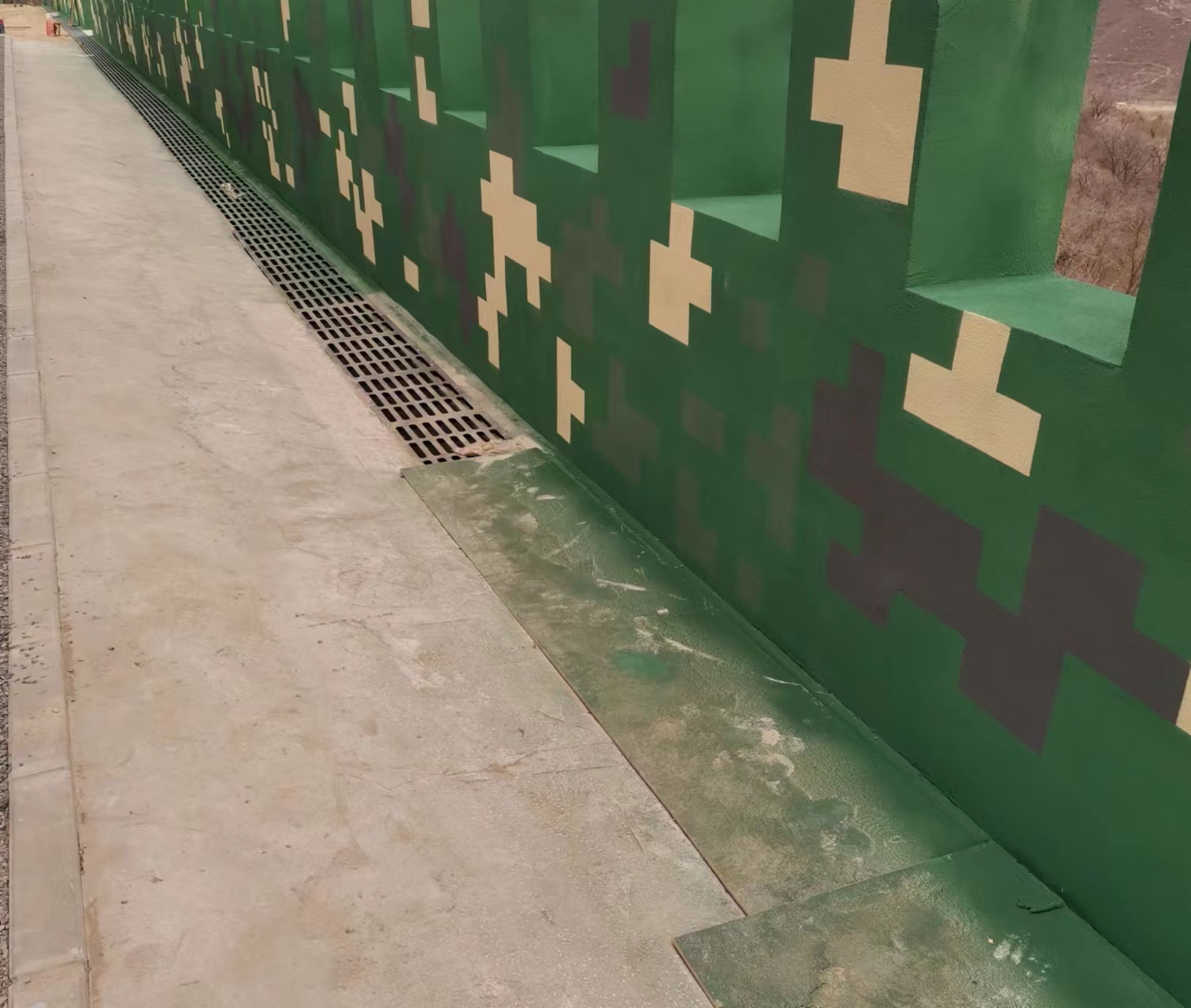 黔南围墙迷彩喷涂,数迷彩漆