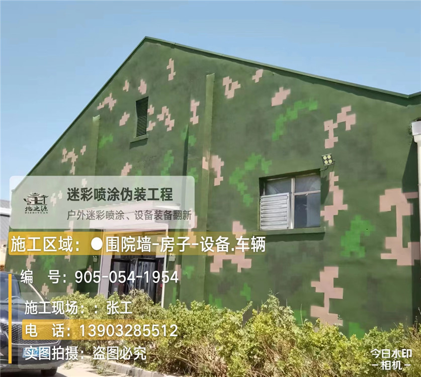 黔南外墙数码迷彩漆施工报价清单（100㎡标准墙面测算）